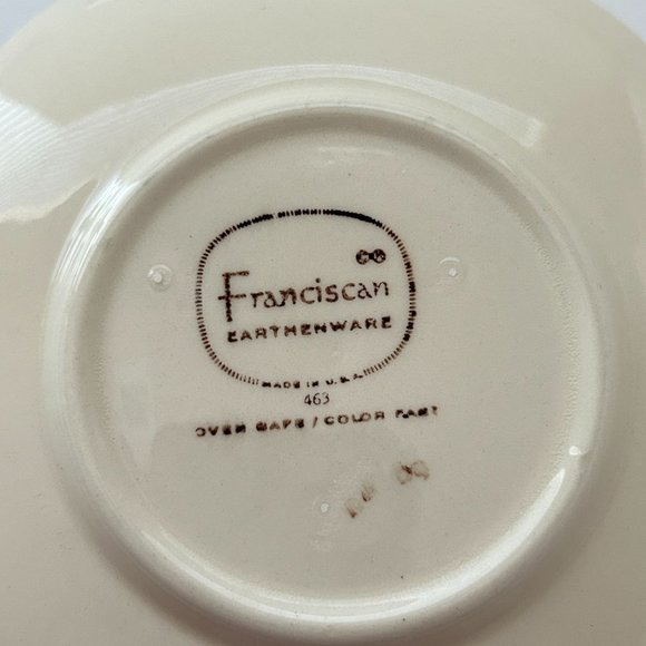 Set of 2 Vintage Franciscan Saucer Desert Rose Made In USA - Picture 5 of 8